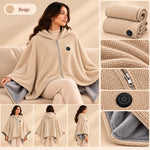 WarmteWrap | Elektrische Warmteponcho
