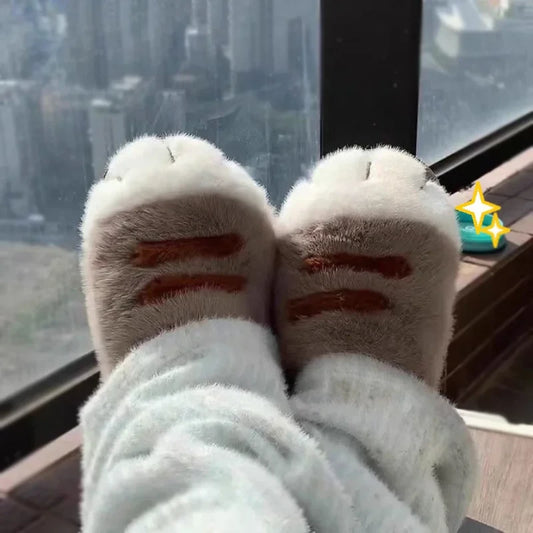 Kōmi Kitten | Pluizige katten slippers