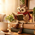 Lezende Uil™ | Schattige Sfeer Decoratie