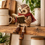 Lezende Uil™ | Schattige Sfeer Decoratie