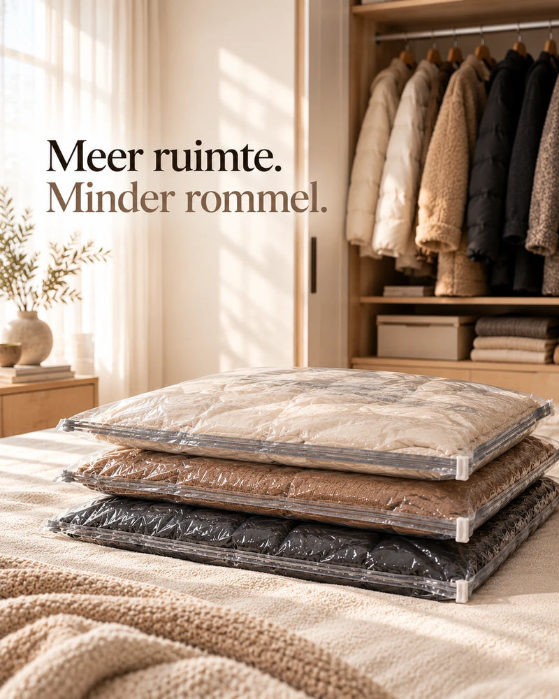 RuimteWonder | Vacuüm Opbergzakken Zonder Pomp