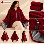 WarmteWrap | Elektrische Warmteponcho